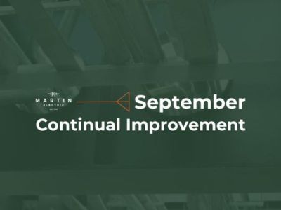 Continual Improvement: September