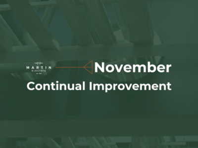 Continual Improvement: November