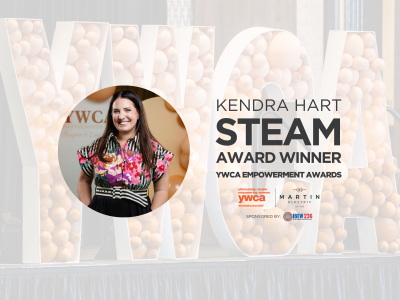 Kendra Hart Wins YWCA STEAM Award!