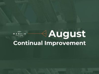 Continual Improvement: August