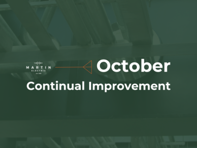 Continual Improvement: October